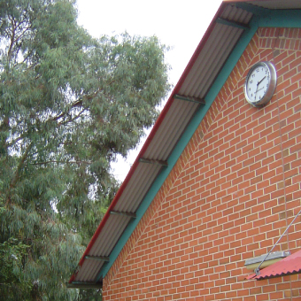 Roseville School Outdoor Clock